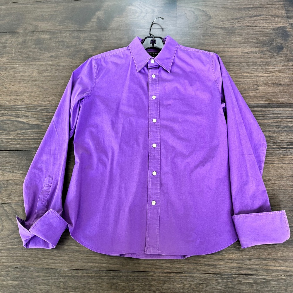 Ralph Lauren Black Label Collection Purple Blouse